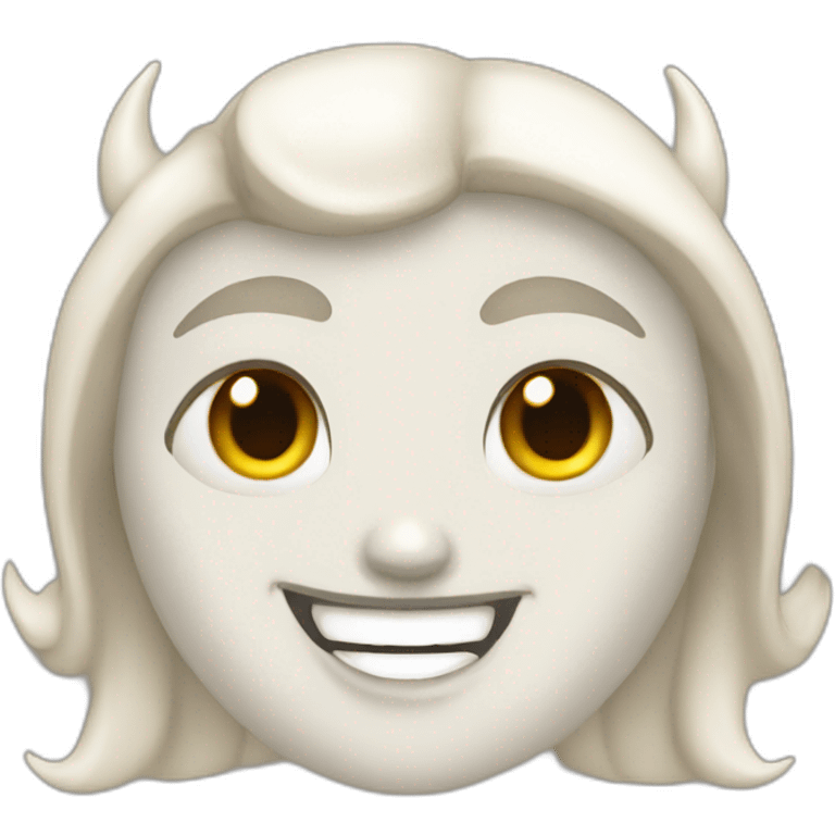 Devil very white women smile emoji