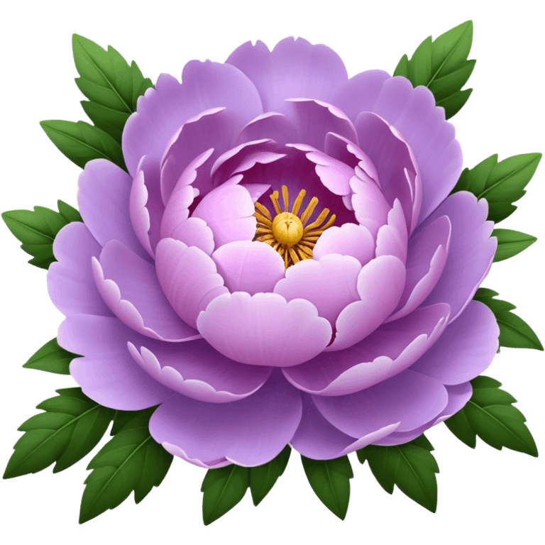 lavender peonies emoji