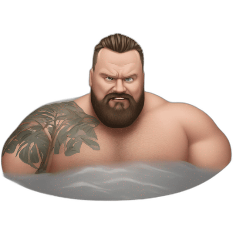 Eddie Hall bath emoji