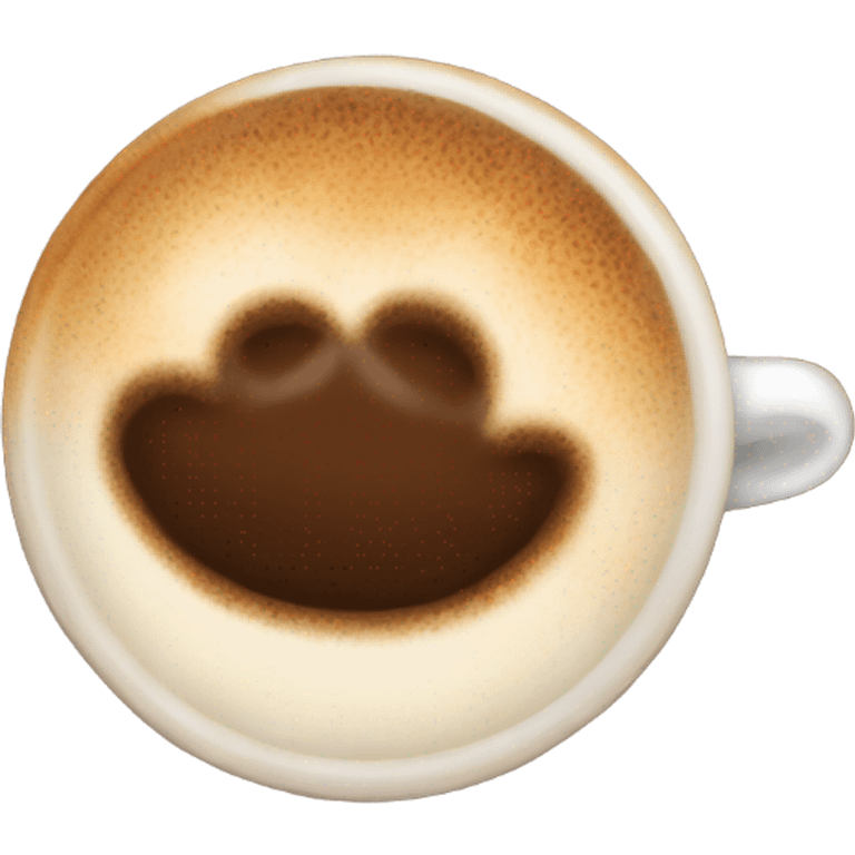 A cappuccino  emoji