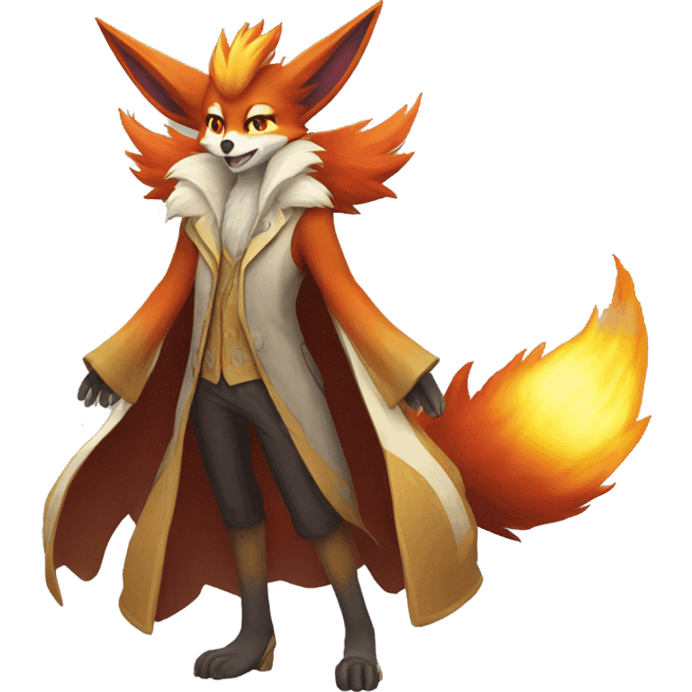  Delphox Full body emoji