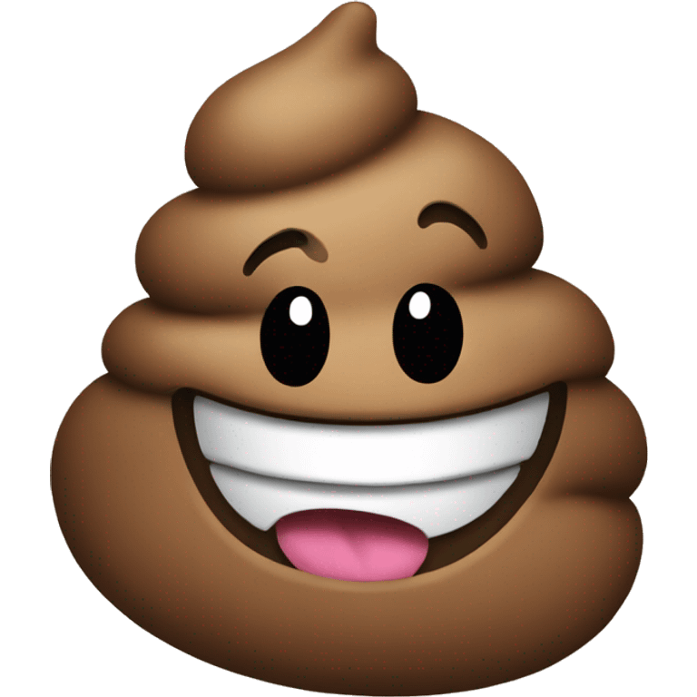 happy poop emoji