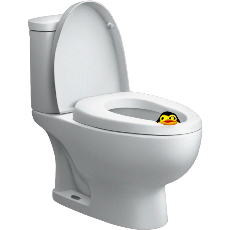 duck on toilet skibidi toilet emoji