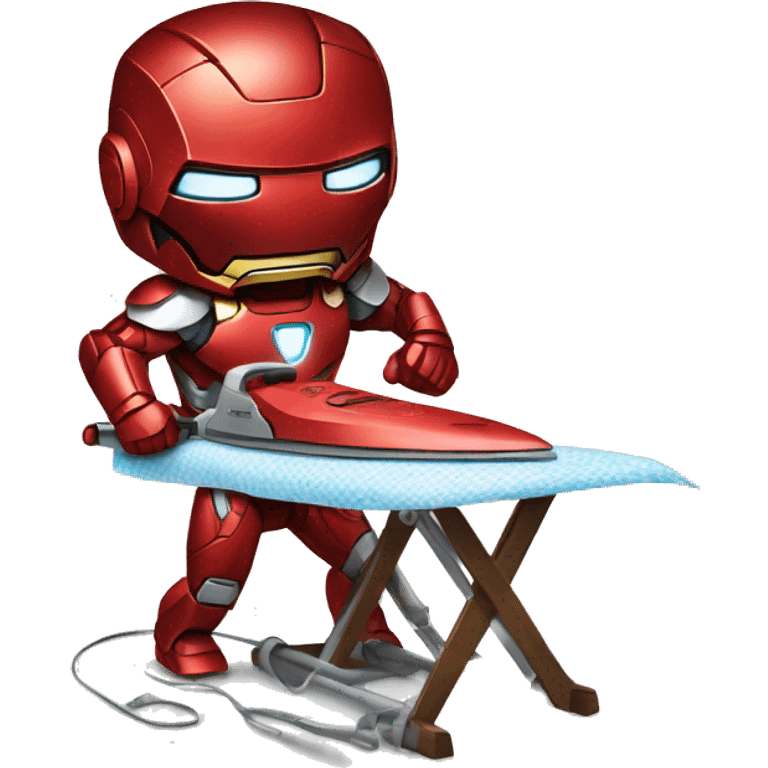 ironman ironing clothes emoji