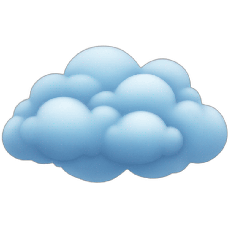 Cloud emoji