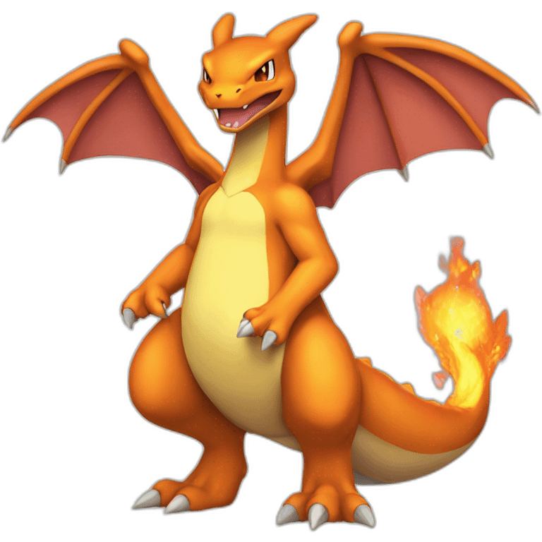 Charizard pokemon full body emoji