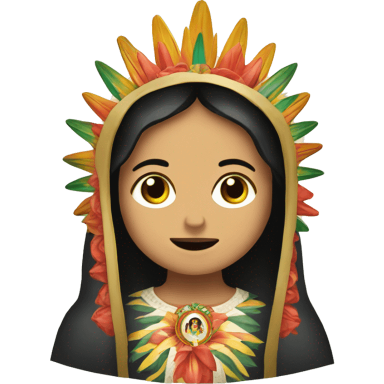 la vigen de guadalupe emoji