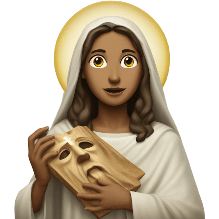 Saint Veronica with the shroud emoji