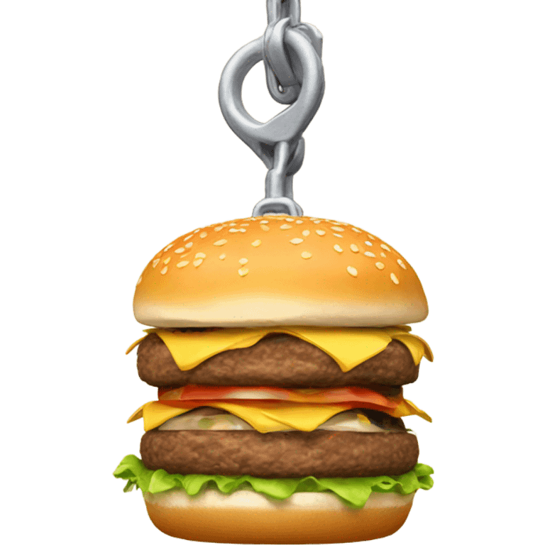 Burger driving hoist emoji