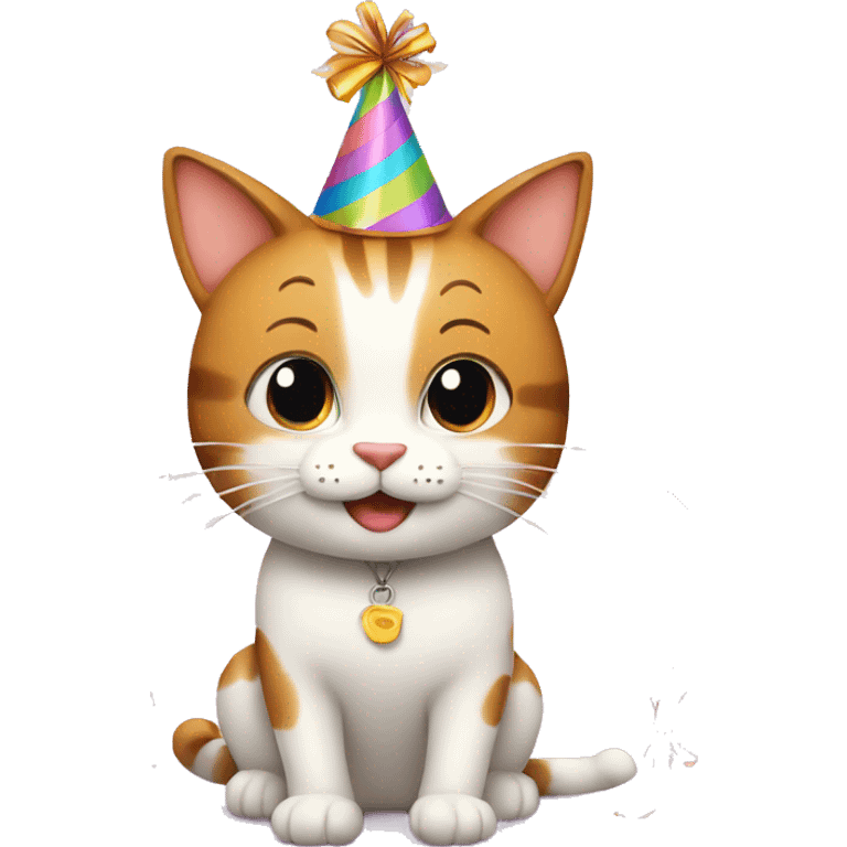 nine happy cats birthday emoji