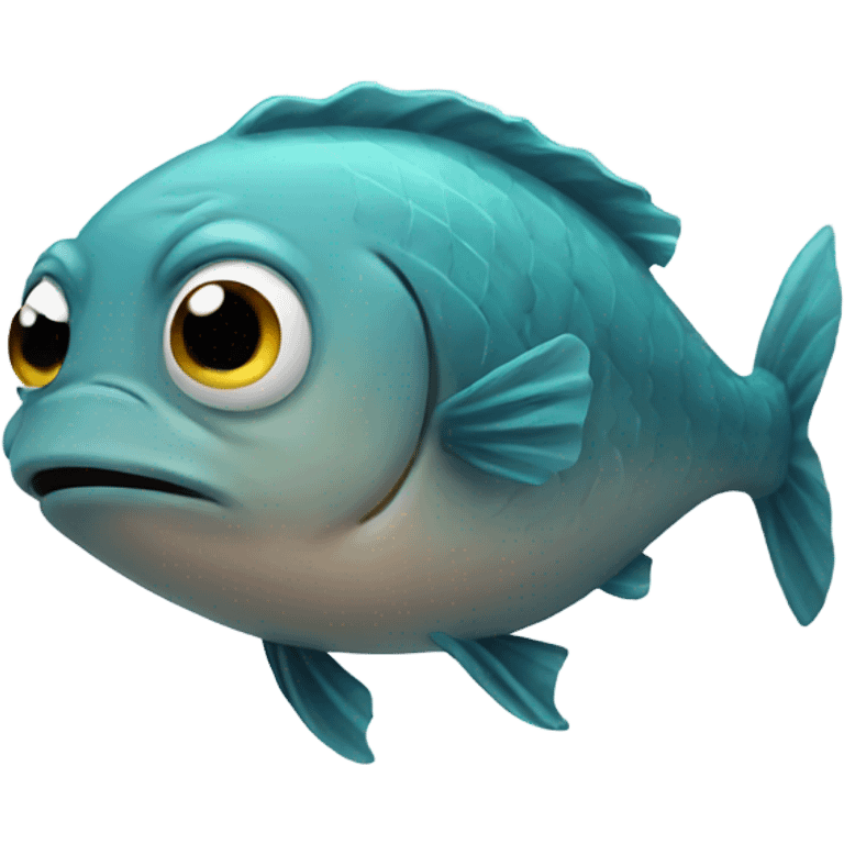 Sad fish emoji