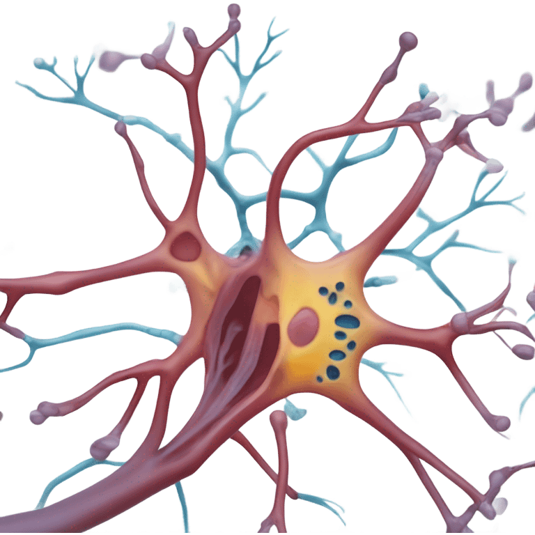 Neuron with microstructural changes  emoji