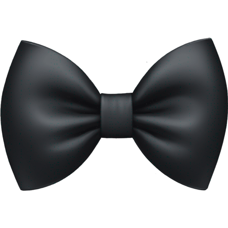 Black bow emoji