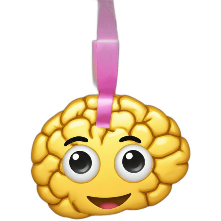 brain gift box emoji