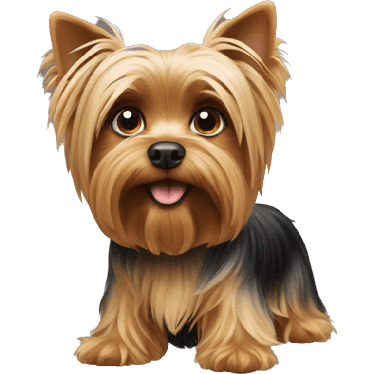 The Yorkshire Terrier dog emoji