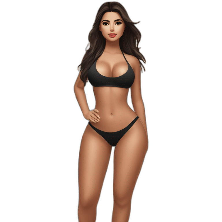 Demi rose at the beach emoji