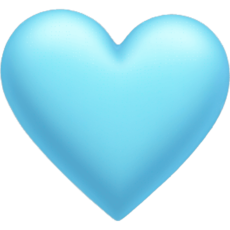 Pastel Blue heart emoji