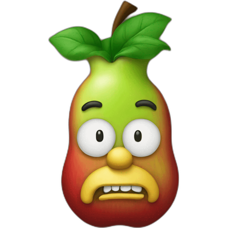 Simpsons apple emoji