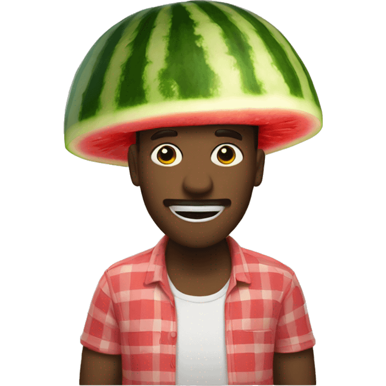 watermelon man emoji