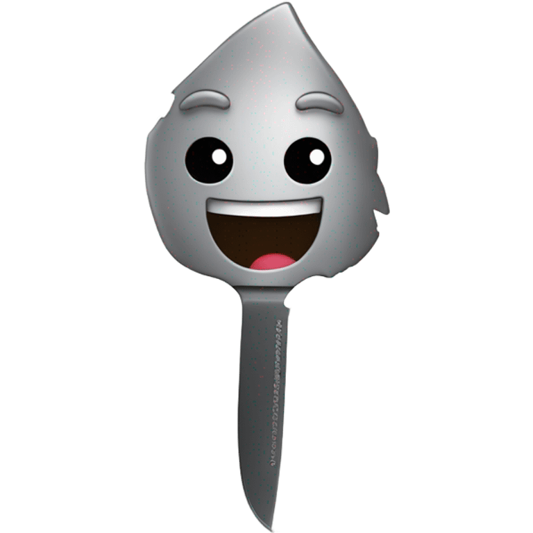 Emoji holding knife emoji