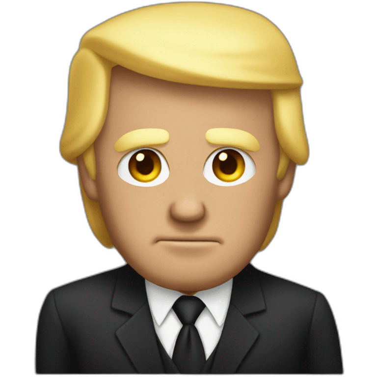 Donald Trump peau noir emoji