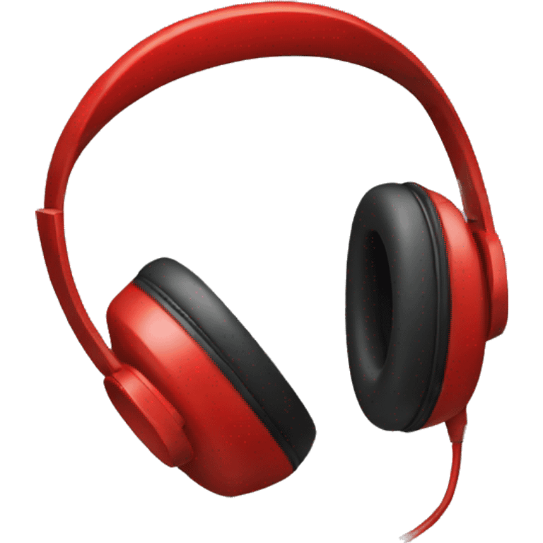 red headphone  emoji