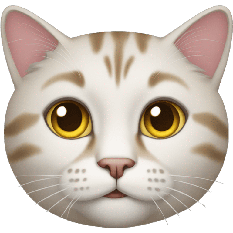 a cat, but very exciting emoji