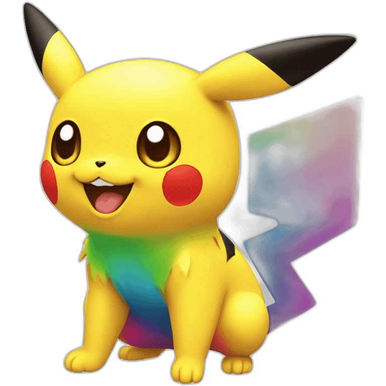 gaming-rainbow-pikachu emoji