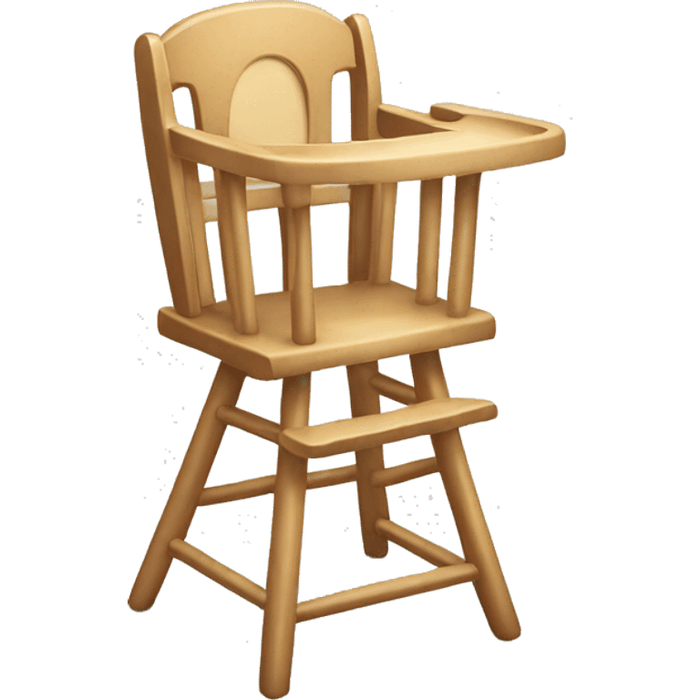 Baby high chair emoji