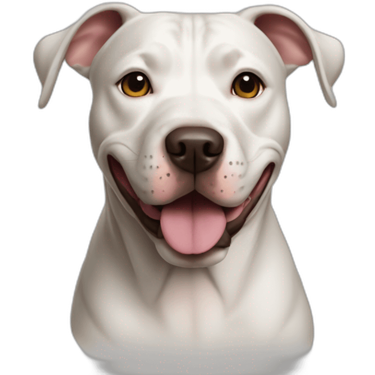 Dog mix pitbull labrator emoji