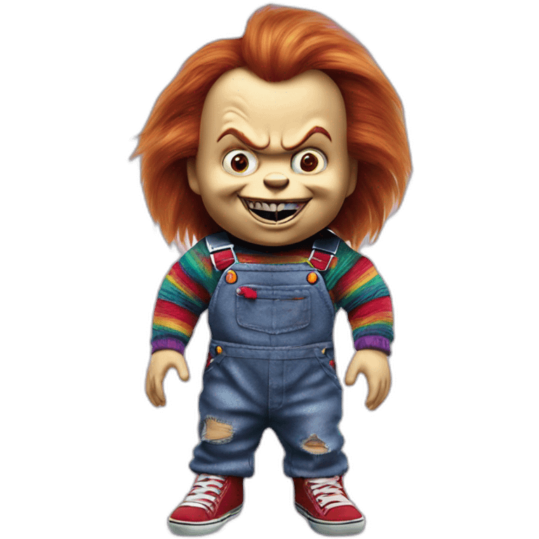 Chucky as cheese emoji