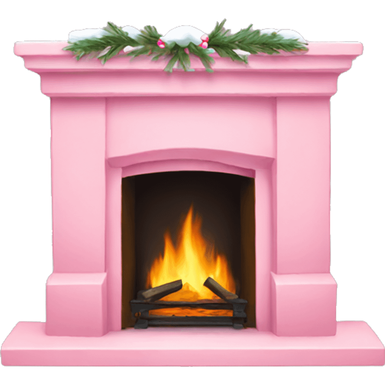 Winter Pink FirePlace emoji