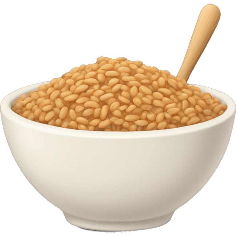 bowl of farro emoji