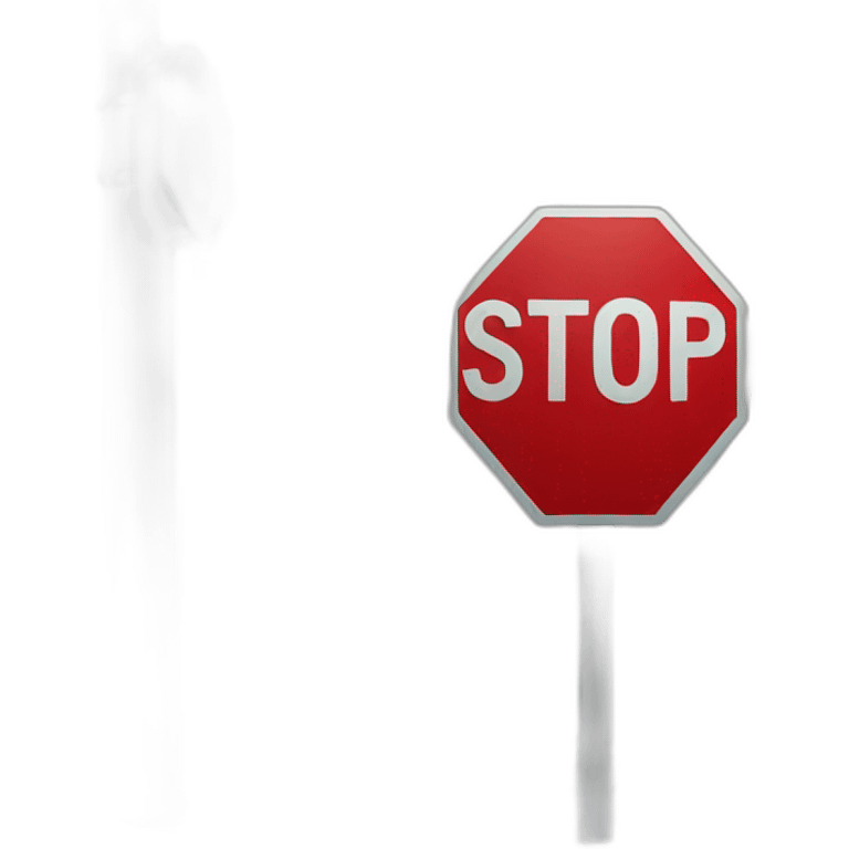 Stop sign  emoji