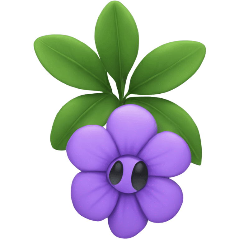 Violet flower emoji