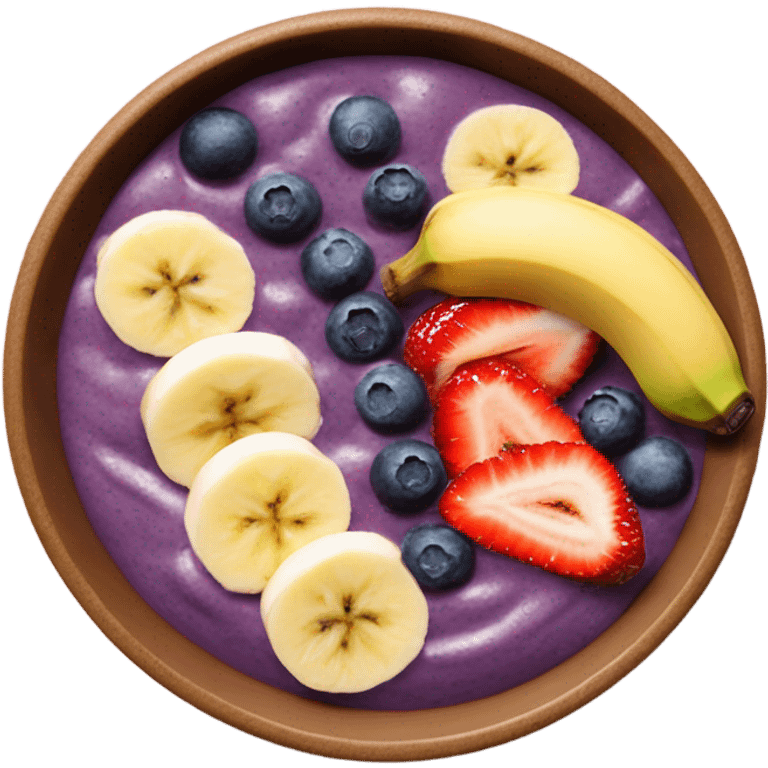 açaí bowl  emoji