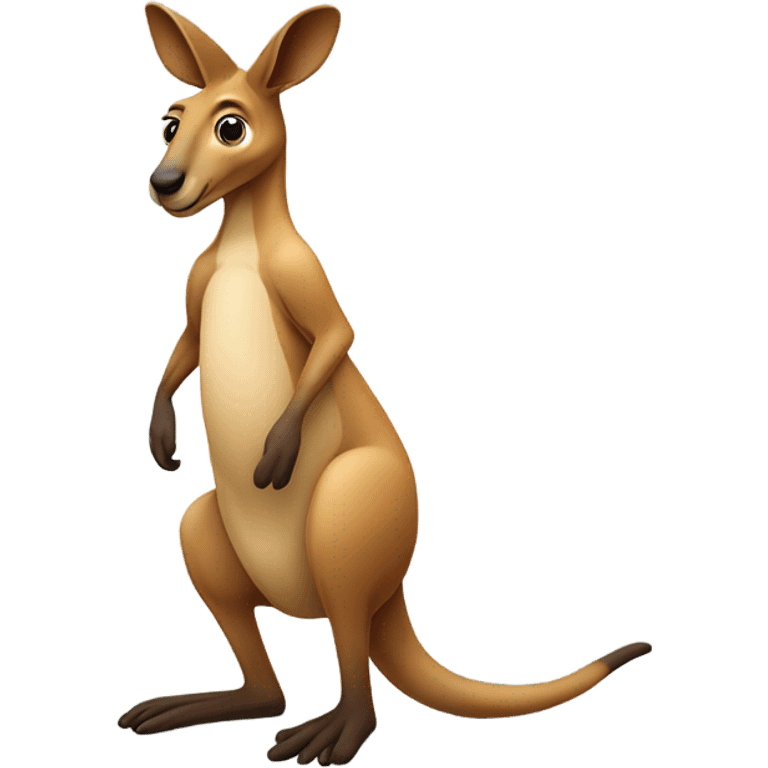 Kangaroo being weird  emoji