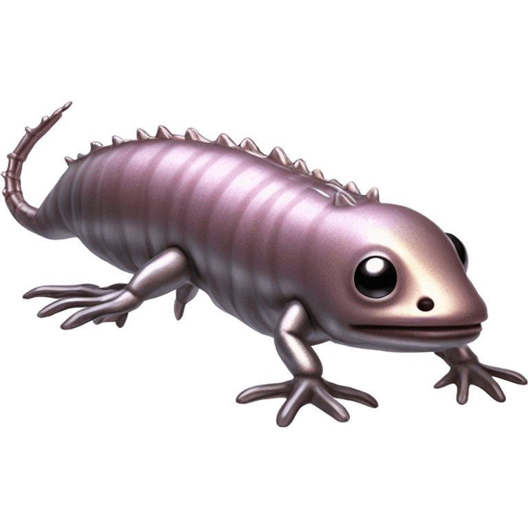 Metal axolotl  emoji