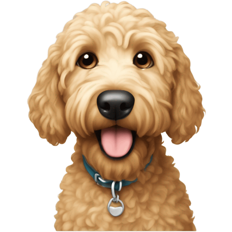 My dog Millie who is a golden doodle and very cute emoji