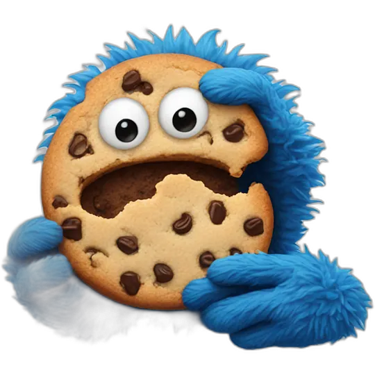 Cookie monster emoji