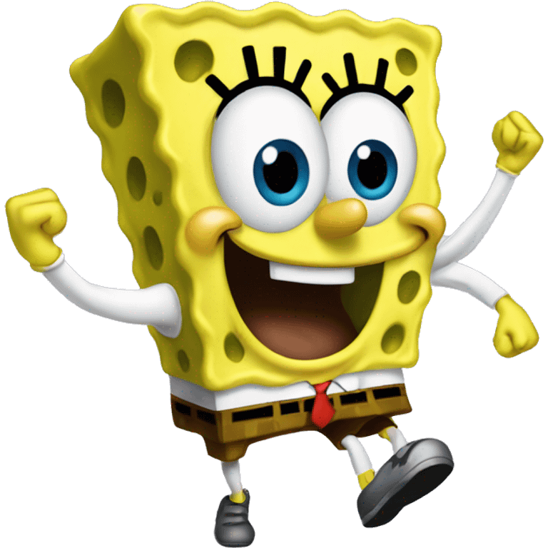 spongebob dancing  emoji