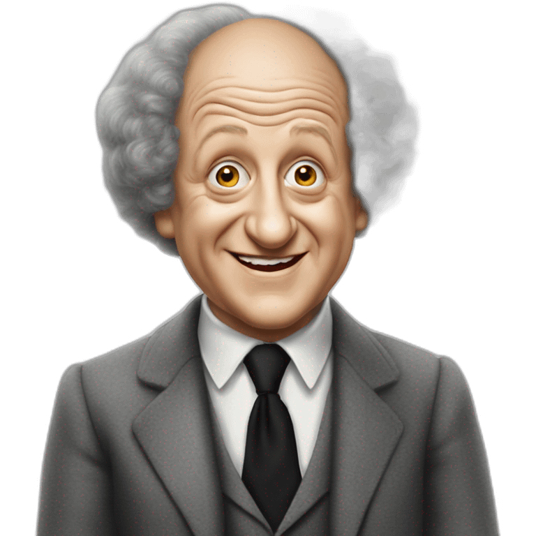 Young Larry fine of the three stooges emoji