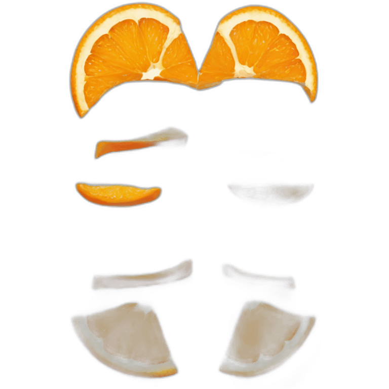 fresh orange emoji