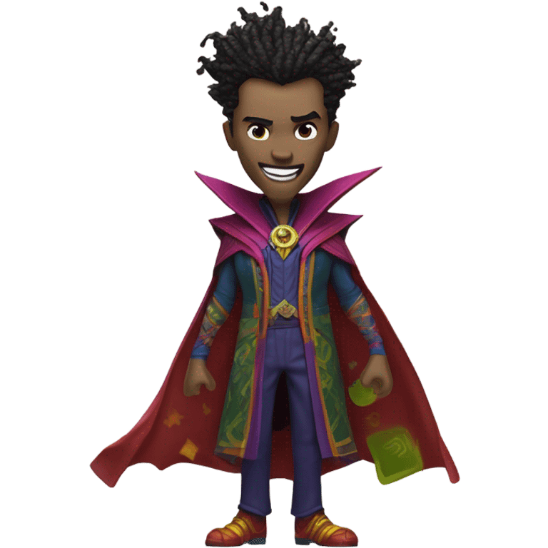 Doctor strange mixed with the joker  emoji