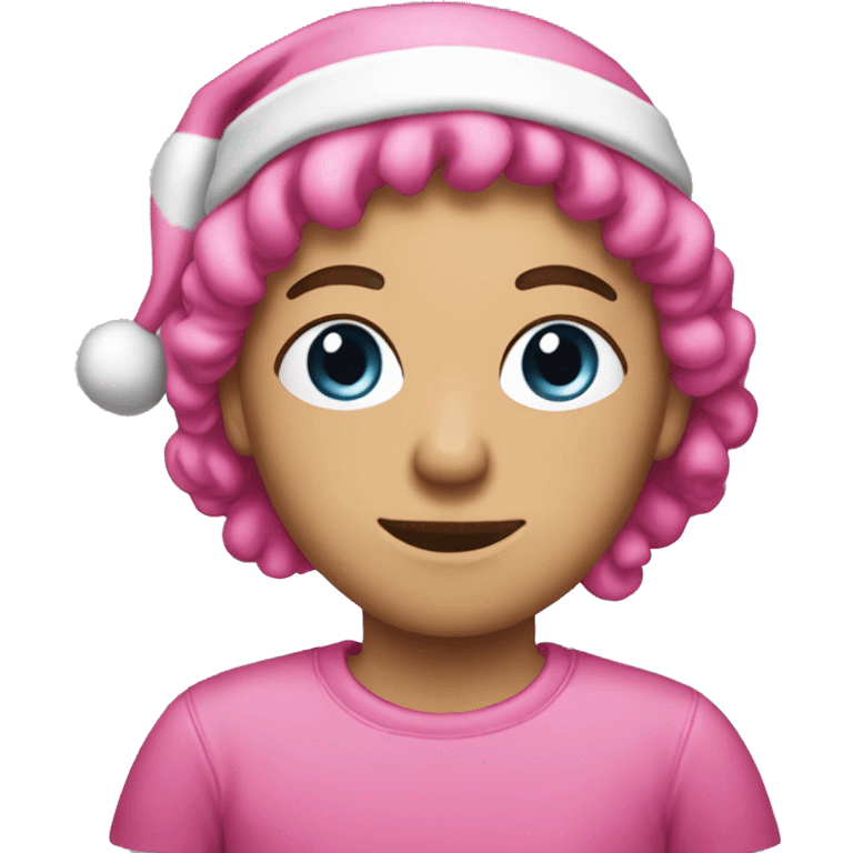 Pink chrtimas  emoji