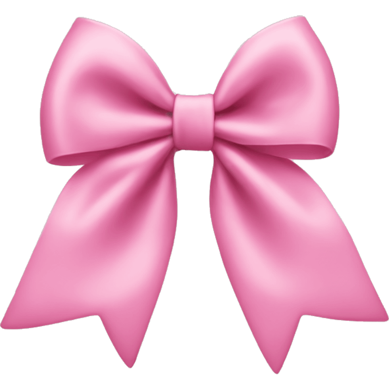 Baby pink bow emoji