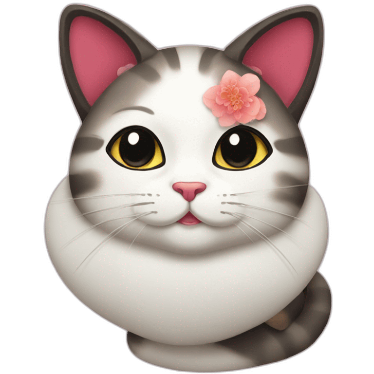 Geisha cat emoji