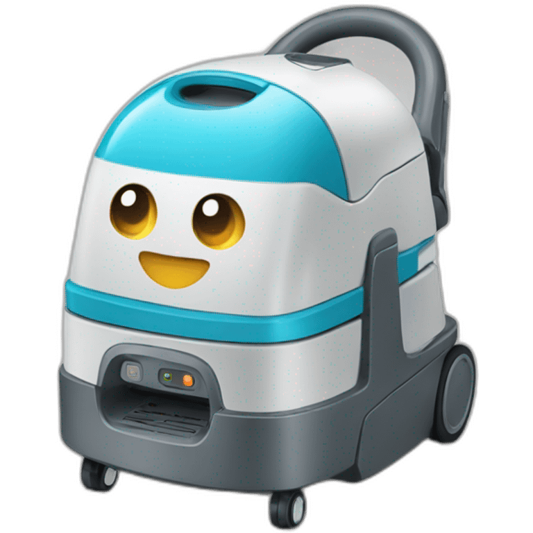 Chat sur aspirateur emoji