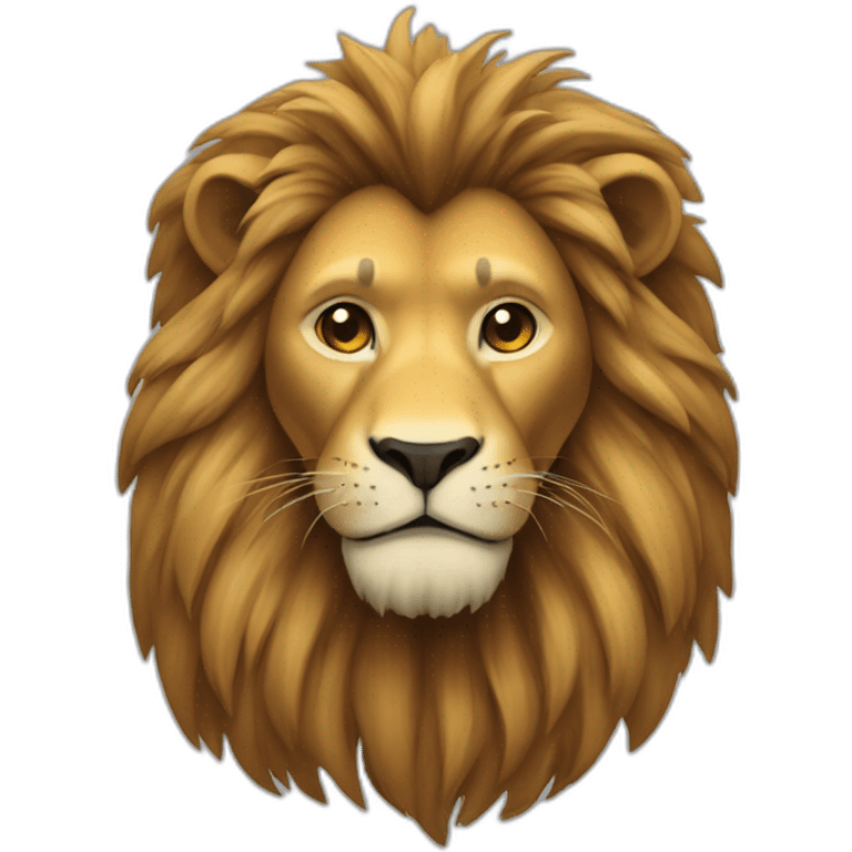 Singe sur un lion emoji