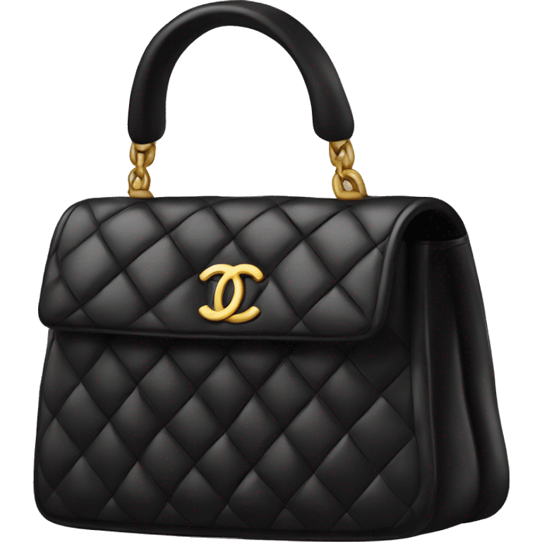 Black Chanel bag  emoji